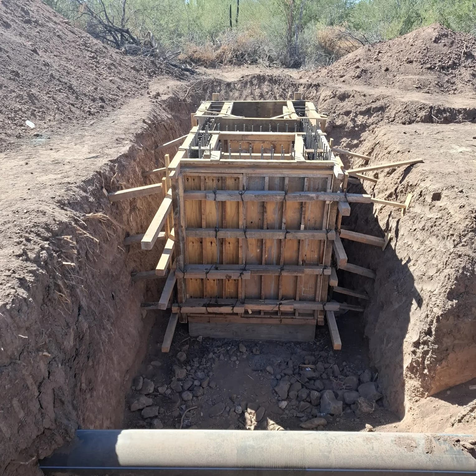 Red de riego — D.R. 018 Pueblo Yaqui (Vicam)