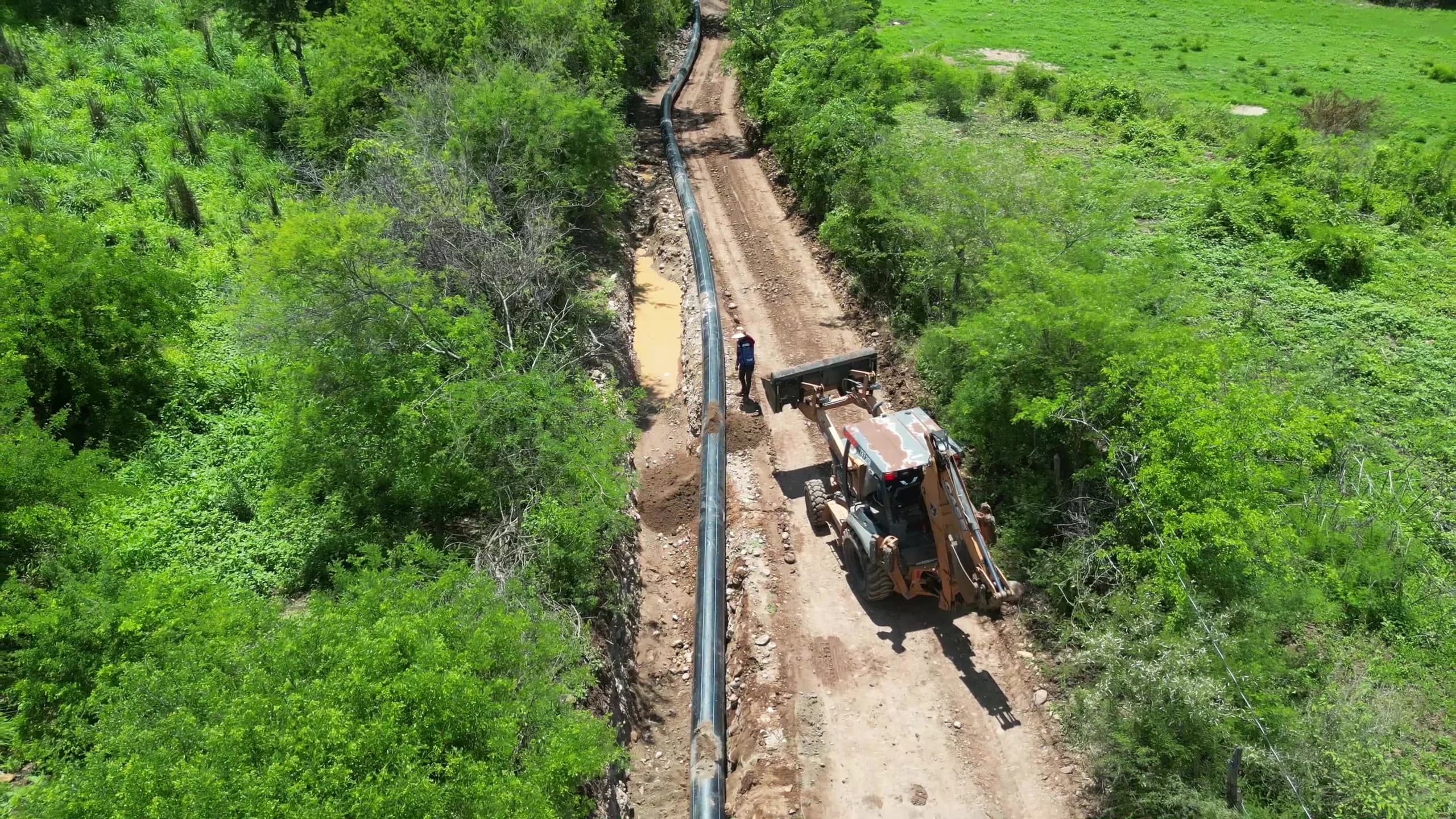 Acueducto Concordia — Línea de conducción y ramales